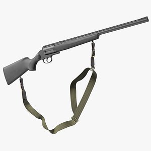 Revolver Shotgun MC255 Polymer Rigged