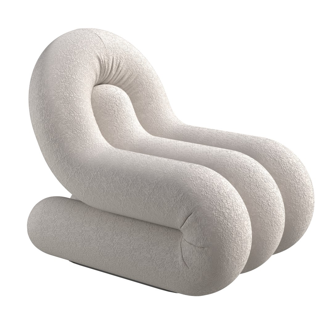 3D Gianfranco Ferre Home BRYGGE Velvet Easy Chair - TurboSquid 2292802