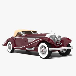 3D Mercedes-Benz 500K
