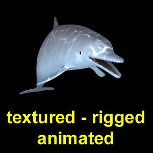 dolphin rigged caustics 3d max