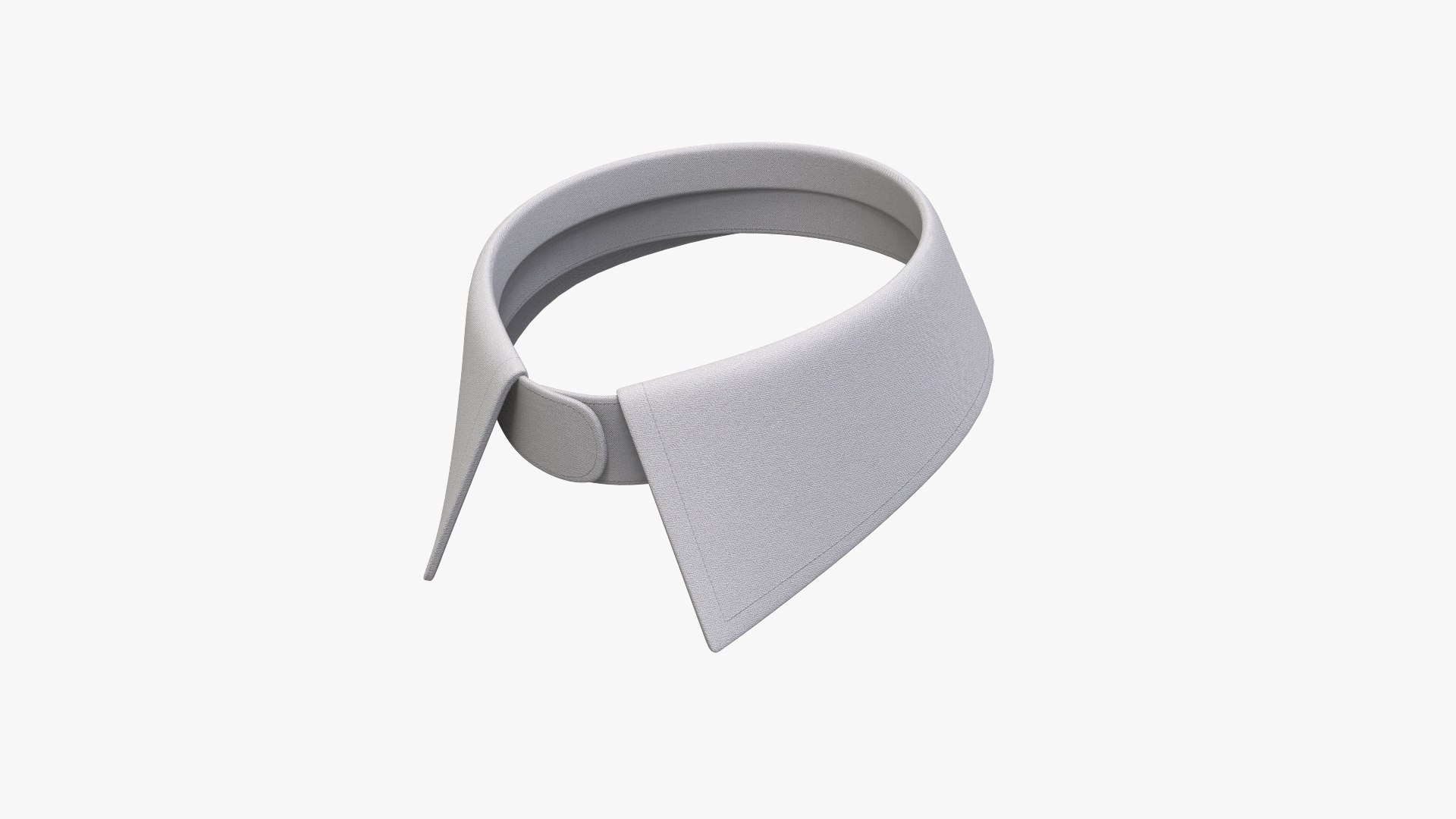 3D Detachable Shirt Collar Model - TurboSquid 2204861