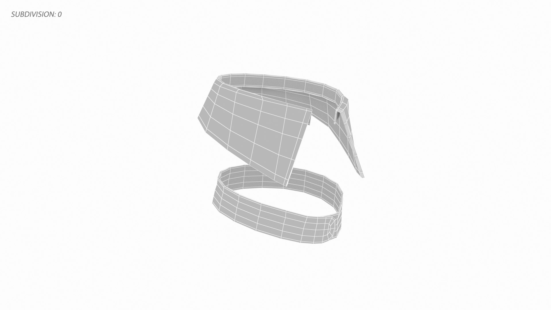 3D Detachable Shirt Collar Model - TurboSquid 2204861