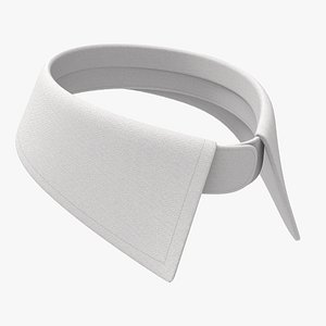 3D Detachable Shirt Collar model