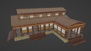 Ancient Public Building 3D model