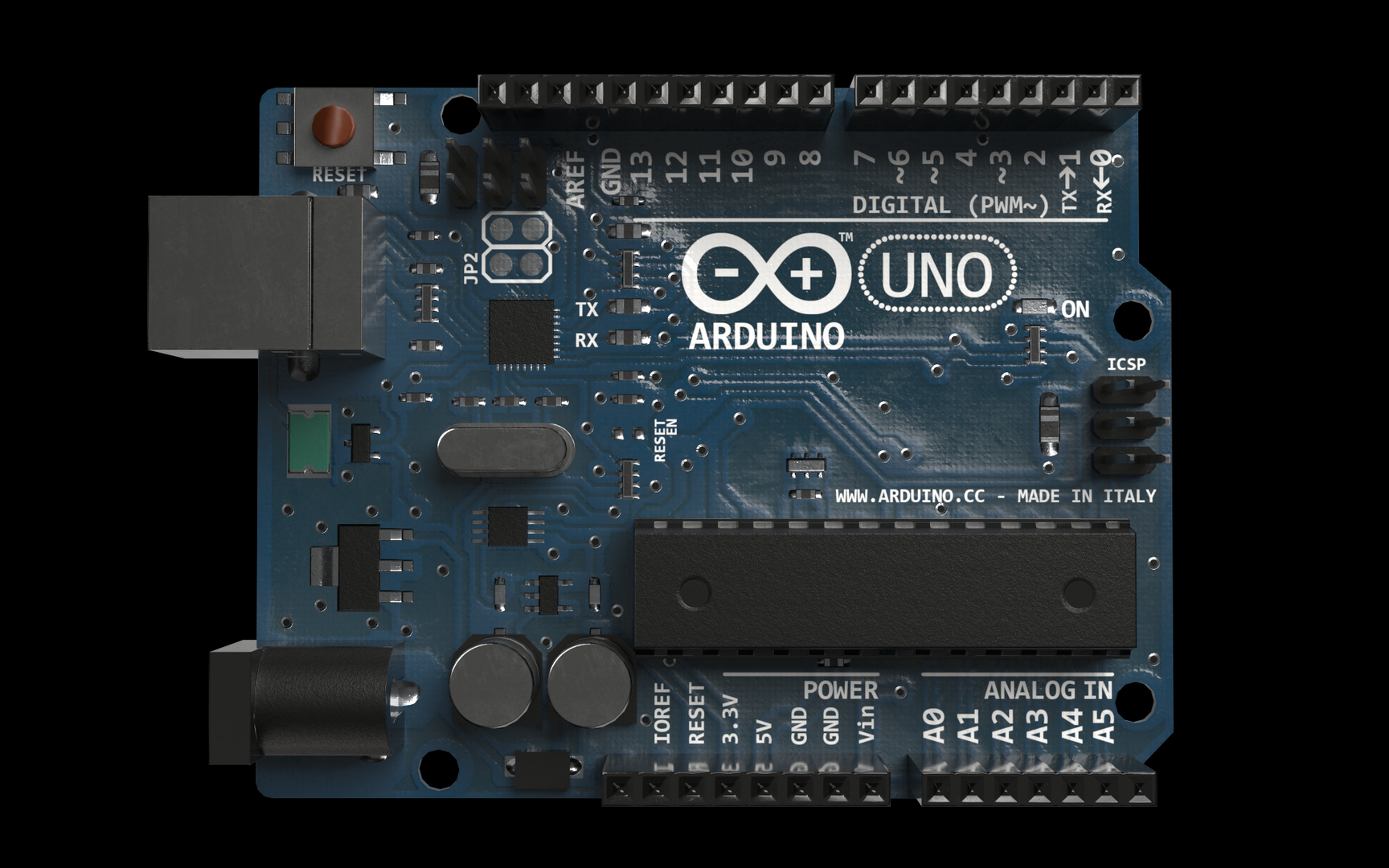 3D Arduino UNO LowPoly model - TurboSquid 1881391