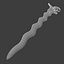 Indonesian kris dagger