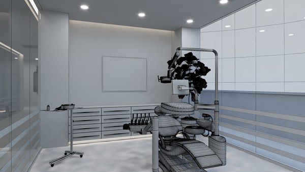 3D Dentist Office Clinic model - TurboSquid 1811651