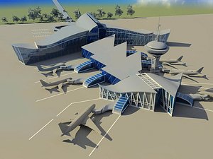 3d model airport