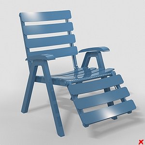 chaise longue 3d max