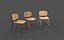 Modelo 3D de la silla Kram Lounge