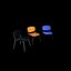 Modelo 3D de la silla Kram Lounge
