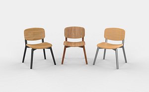 3D model Kram Lounge Chair 3D model