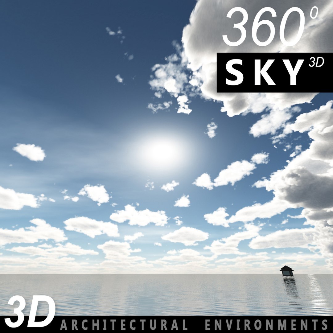 3d Sky Clouds Model