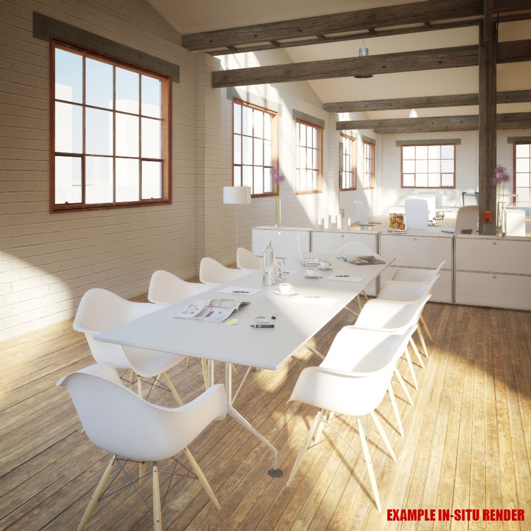 3d conference table model