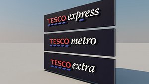 3D Tesco Models - Browse &amp; Download Formats - TurboSquid