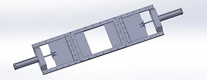 900 x 550 mm SLIM SLIDING VALVE model