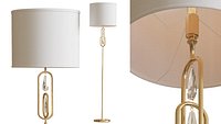 Freya Riverside Floor Lamp FR1007FL-01BS