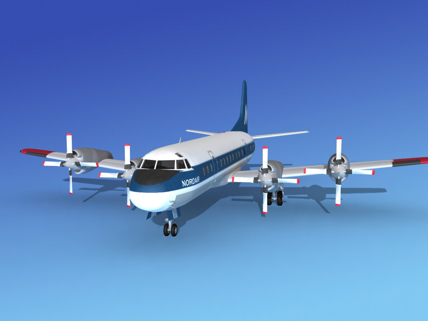 Lwo Propellers Electra Lockheed