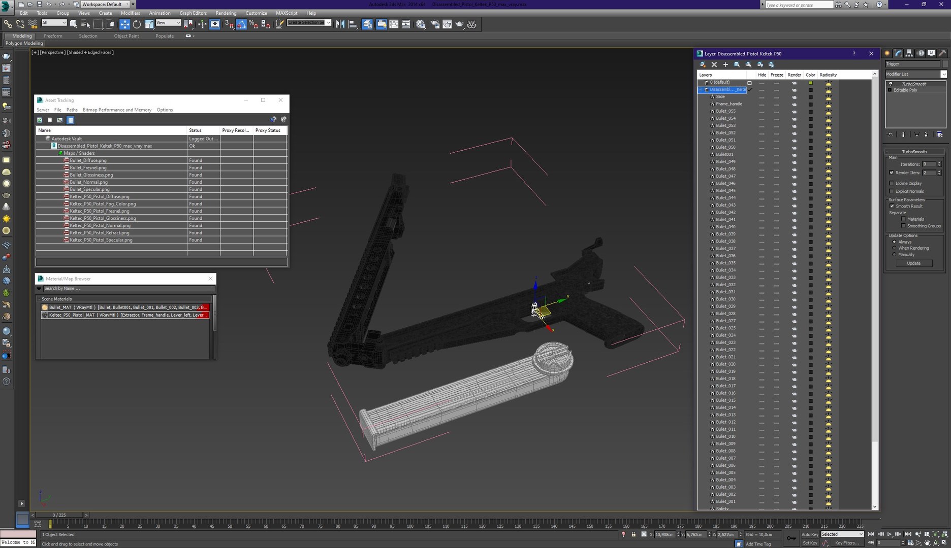 3D Disassembled Pistol Keltek P50 https://p.turbosquid.com/ts-thumb/Wk/sMqlNn/zv/disassembledpistolkeltekp50vray3dmodel017/jpg/1712813452/1920x1080/fit_q87/4af61ce213b825e61ebcfd99a63af2dd55442a8a/disassembledpistolkeltekp50vray3dmodel017.jpg