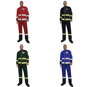 Paramedic LOD1 Rigged Pack