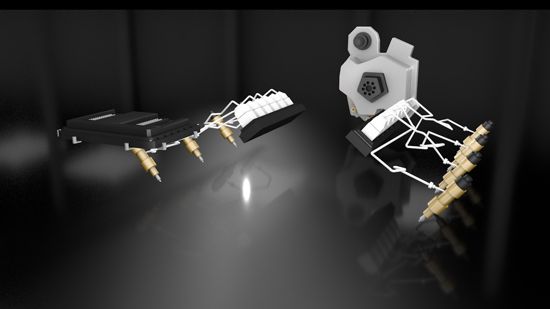 3D engine injection model - TurboSquid 1337676