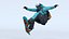 Snowboarder maschile animato HQ