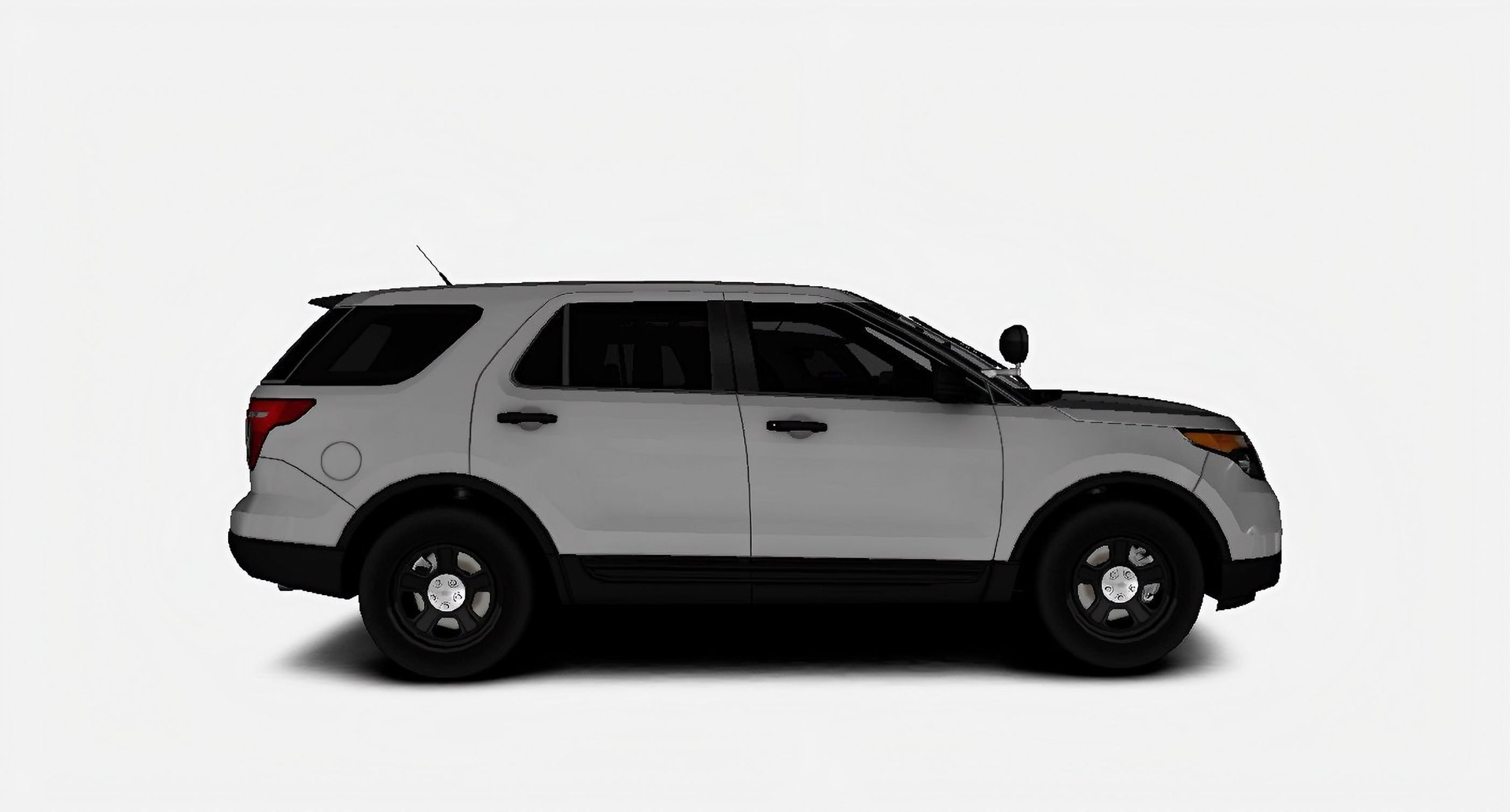 3D Model Ford Explorer 2014 Mk V Police Interceptor With Simple ...