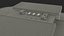 Large Filling Station Green 3D