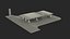 Large Filling Station Green 3D