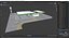 Large Filling Station Green 3D