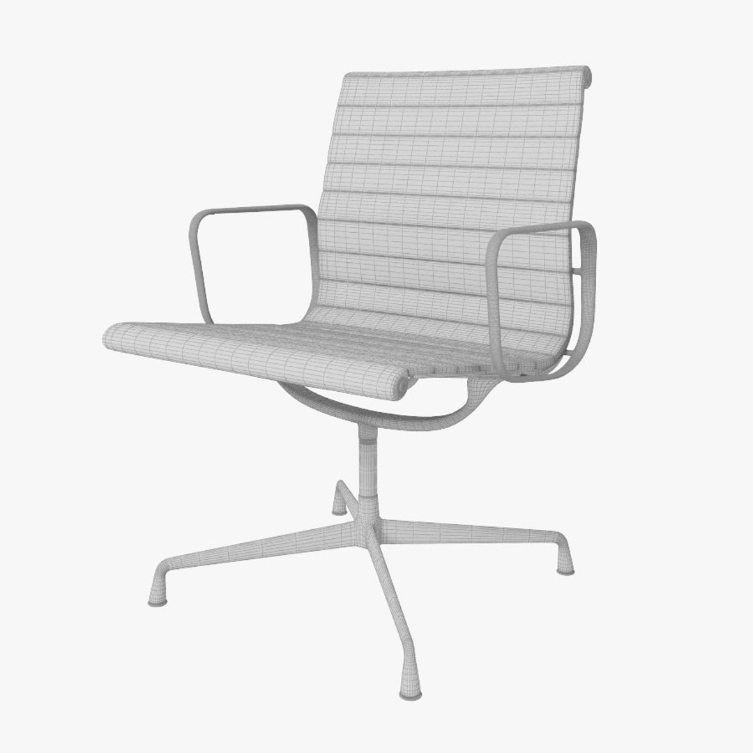 Eames Aluminium Vitra Chair 3d Obj