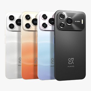 Huawei nova 16 SE All Color 3D model