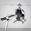 remote control helicopter caliber 3d model