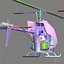 remote control helicopter caliber 3d model