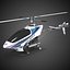 remote control helicopter caliber 3d model