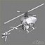 remote control helicopter caliber 3d model