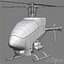 remote control helicopter caliber 3d model