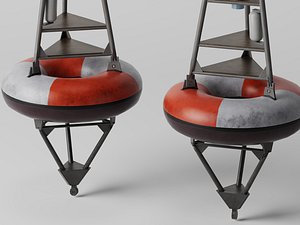 Ocean Weather Buoy and Marine Navigation Beacon