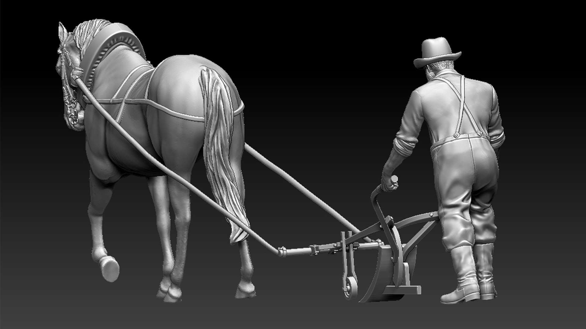 3D Peasant Plows Model - TurboSquid 1783462