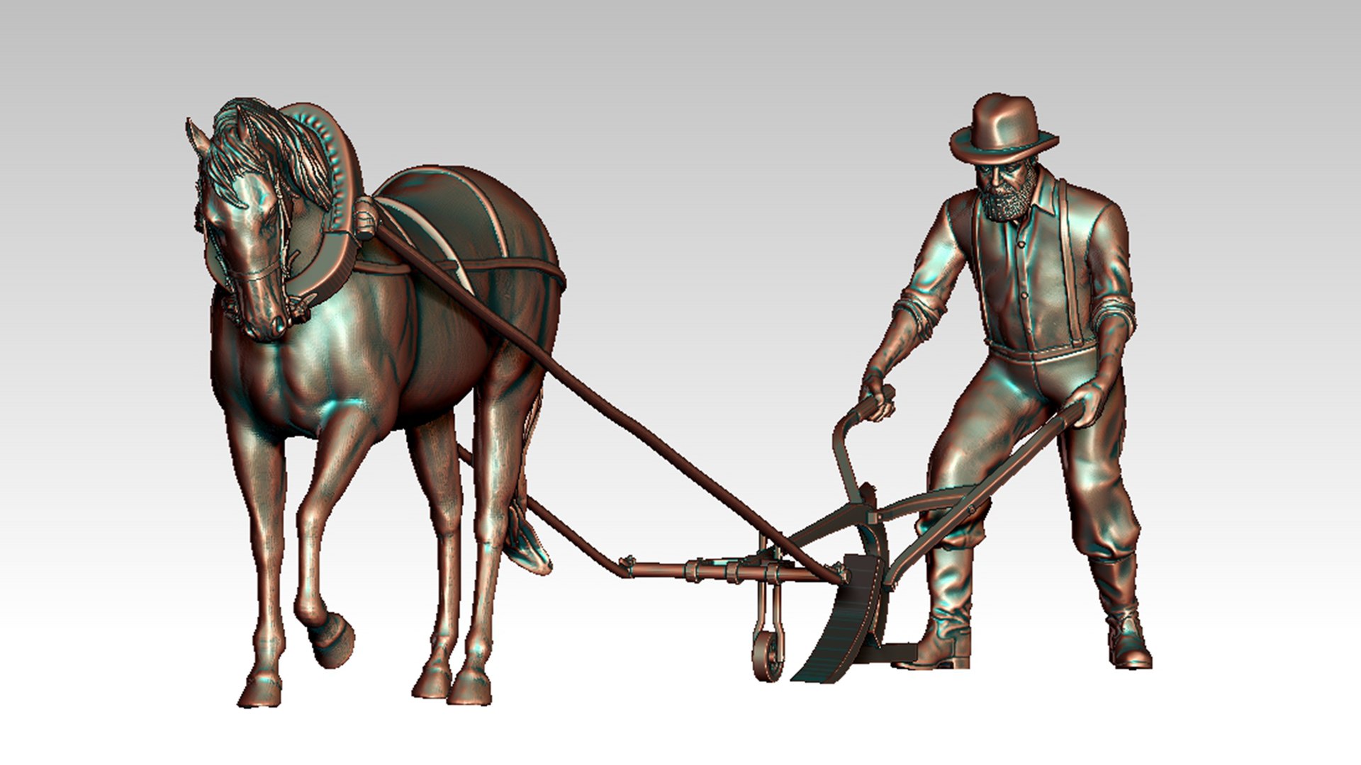 3D Peasant Plows Model - TurboSquid 1783462