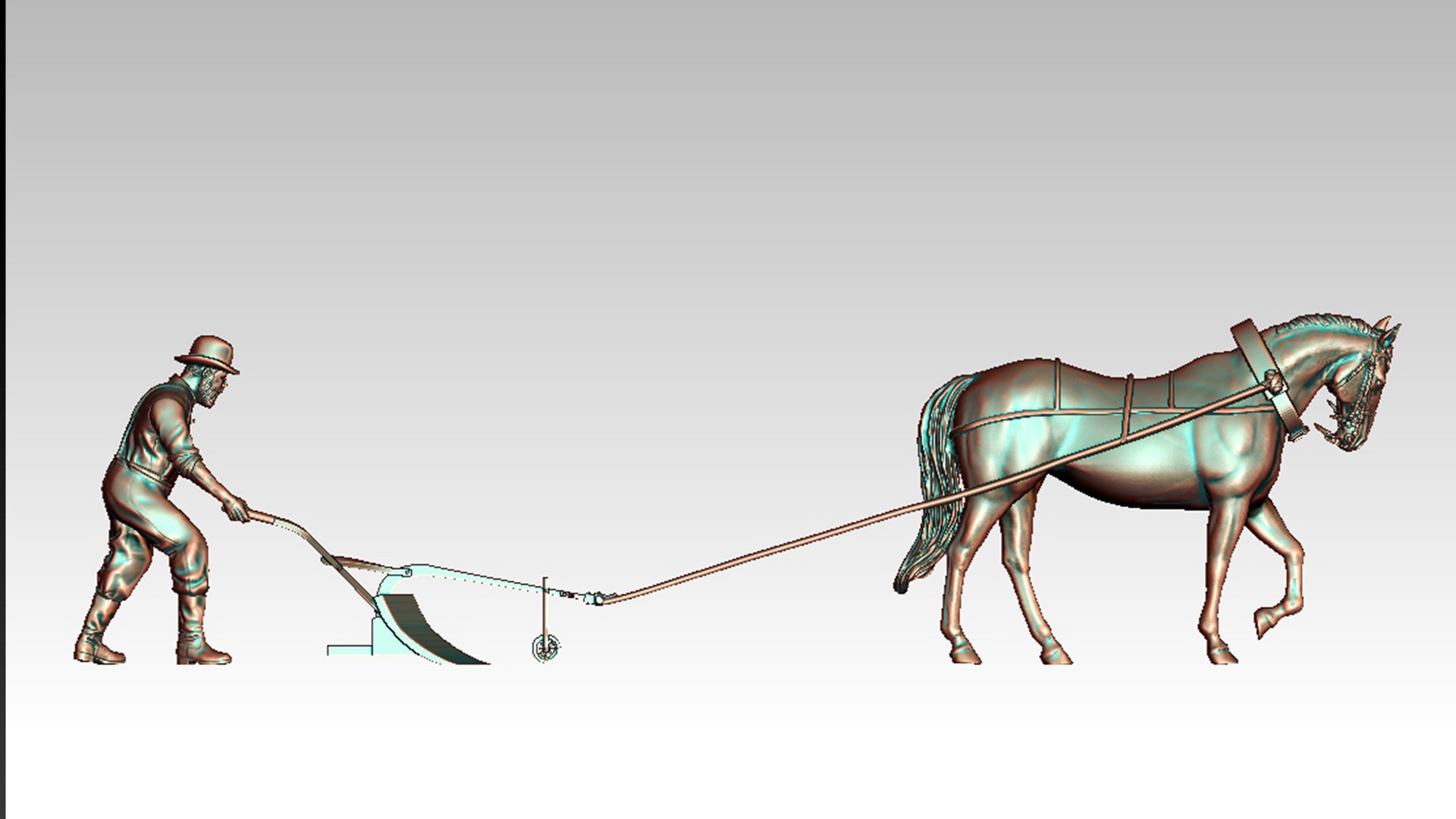 3D Peasant Plows Model - TurboSquid 1783462