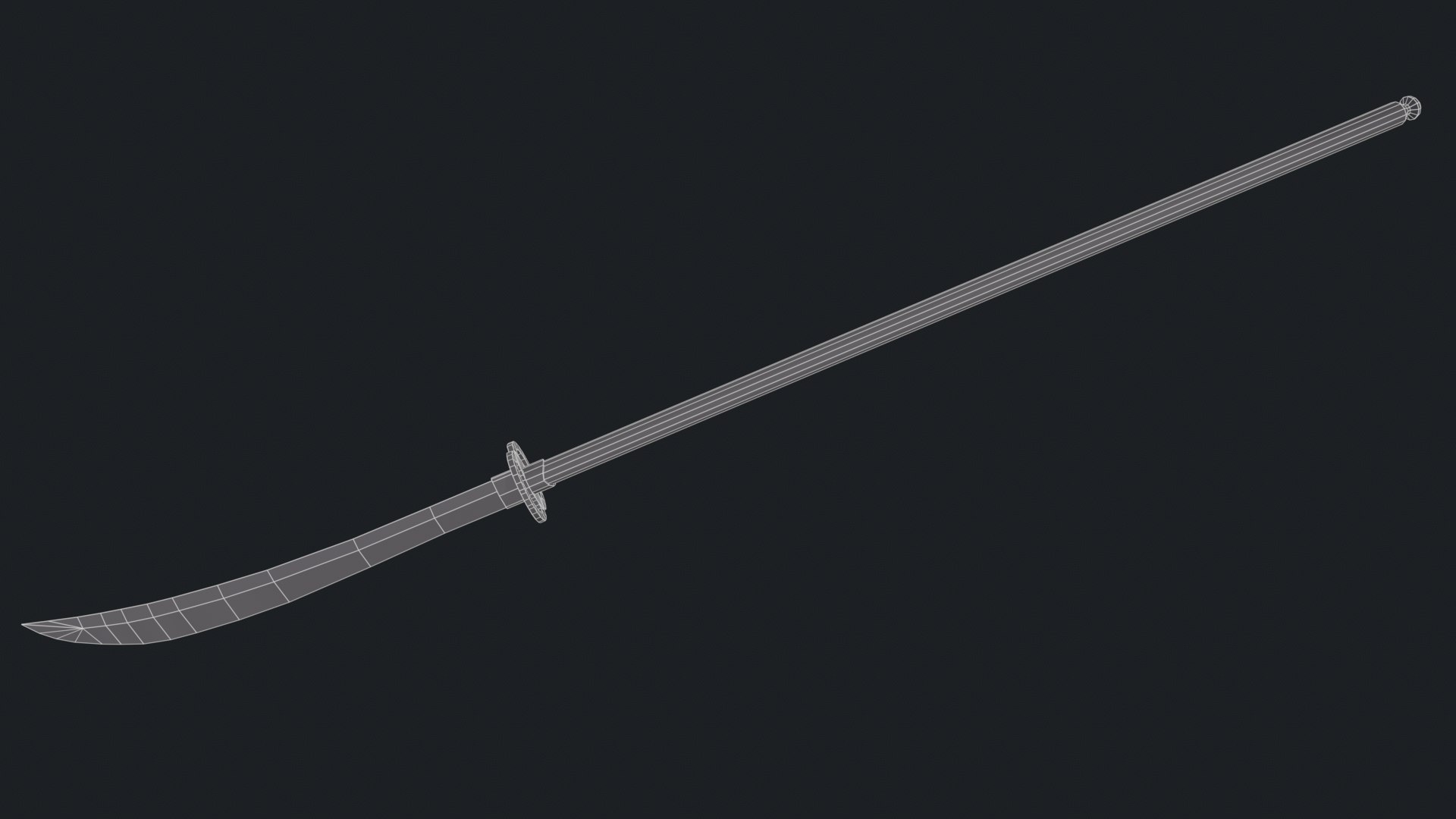 Naginata 3D Model - TurboSquid 1988102