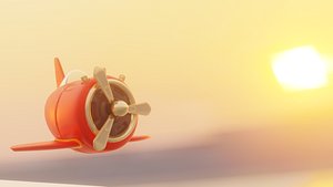 3D plane model