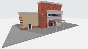 Police Station 3D model
