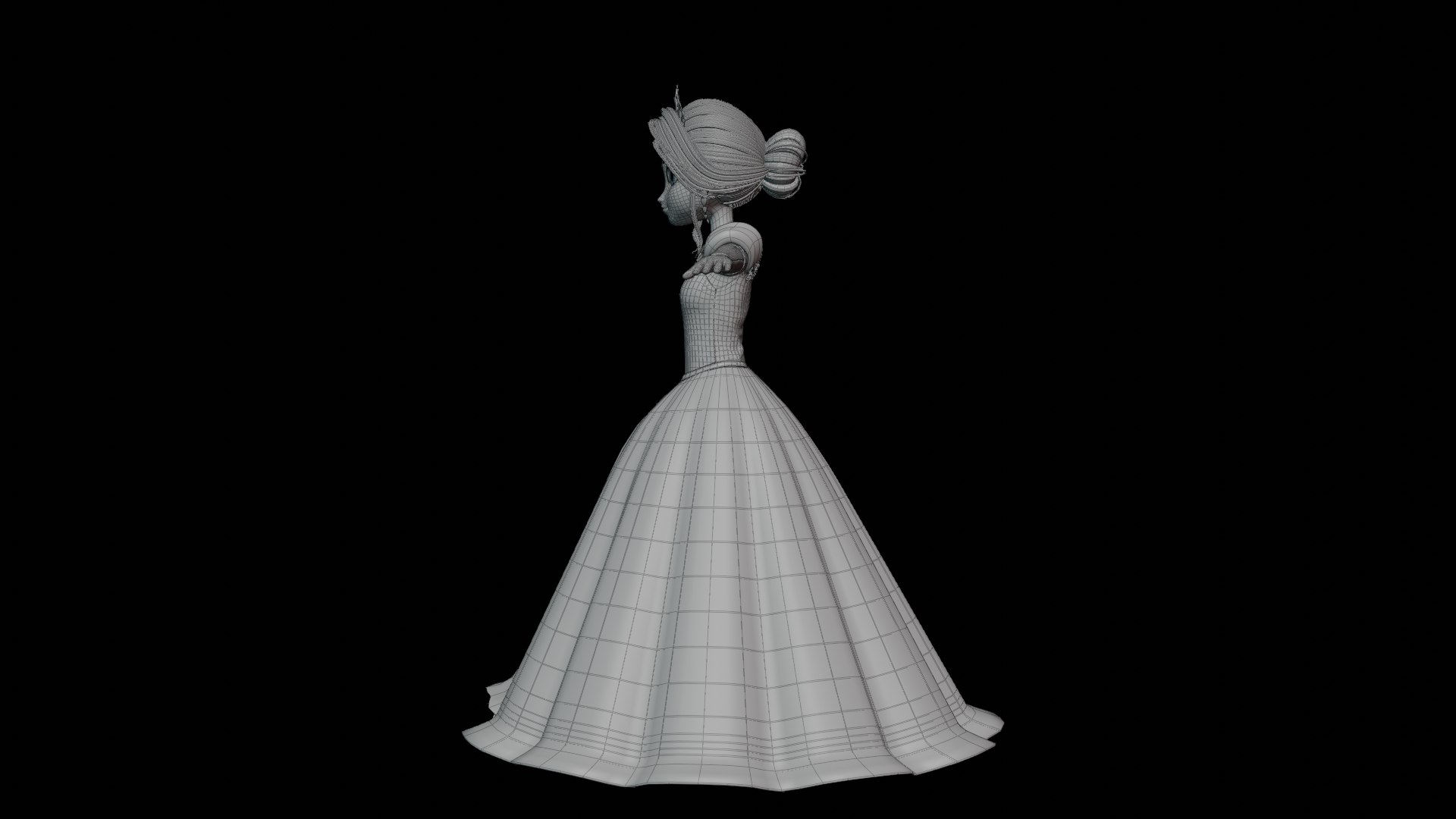 Disney Style Princess - Fully Rigged 3D - TurboSquid 1923602