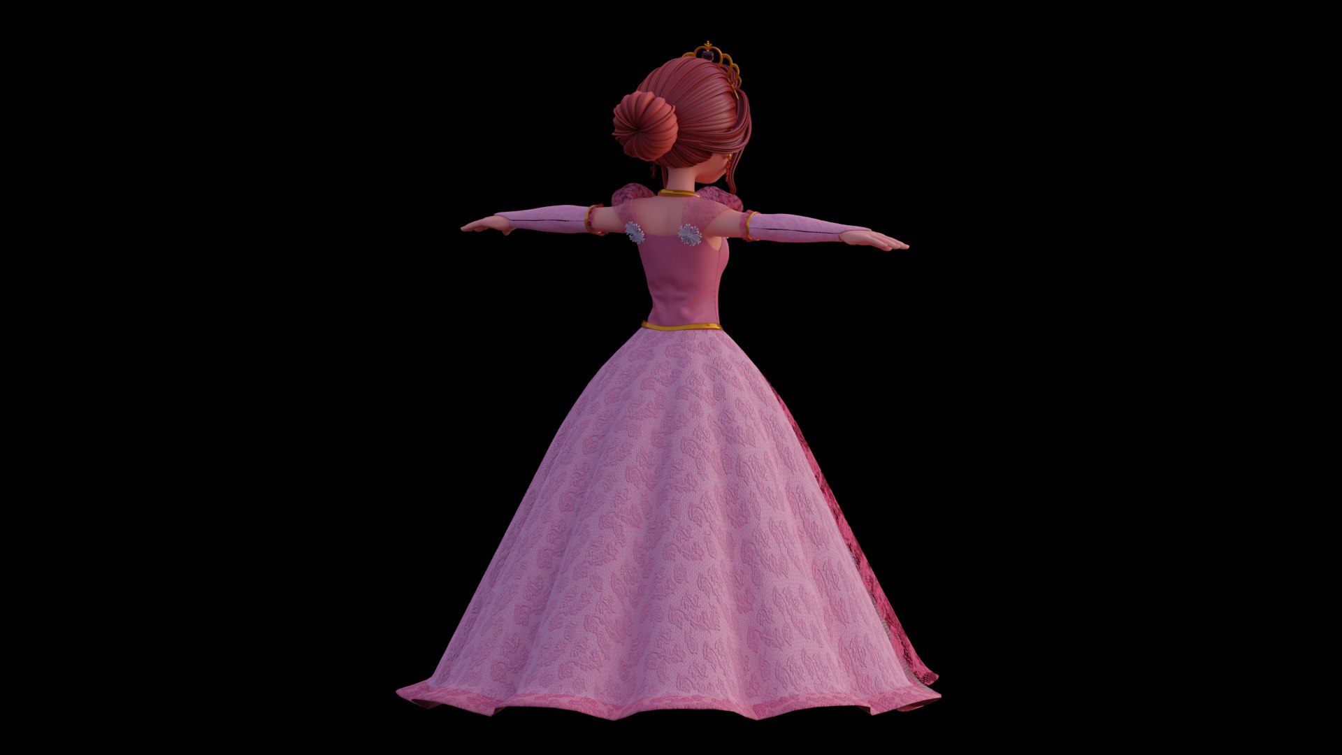 Disney Style Princess - Fully Rigged 3D - TurboSquid 1923602