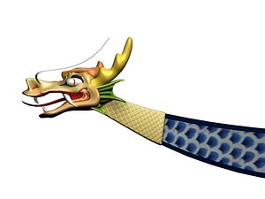 dragon boat 3d model