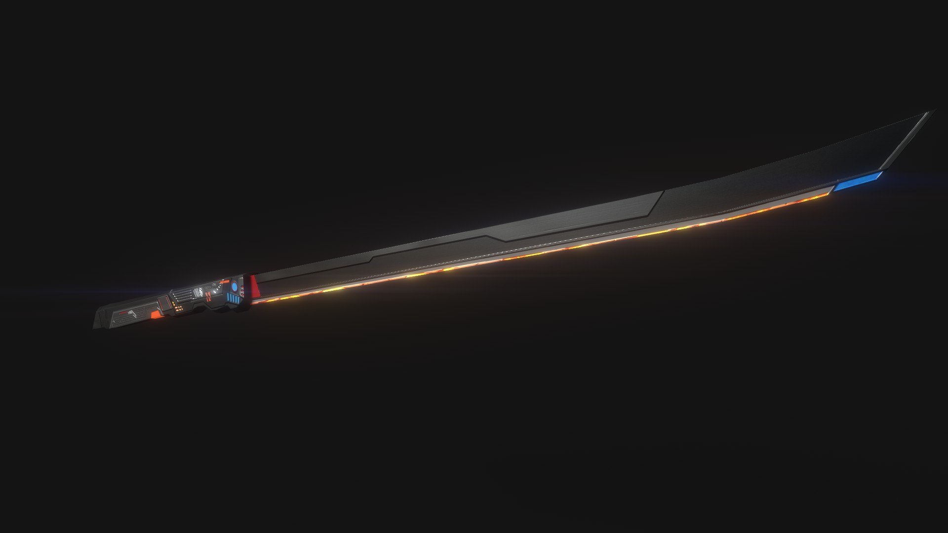 Scifi Katana Pbr Project 3D Model - TurboSquid 1690889