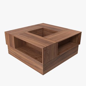 3D table modeled model
