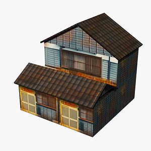 Traditional Edo House 3D